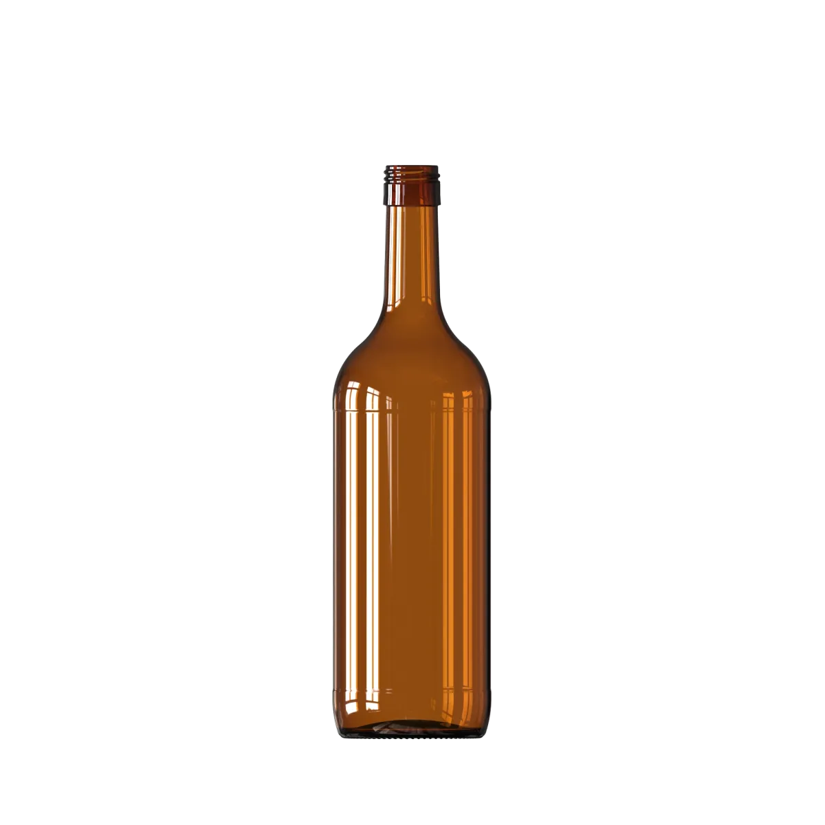 1000 ml Bordo Şarap Şişesi
