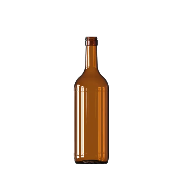 1000 ml Bordo Şarap Şişesi