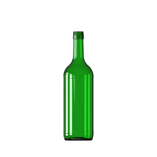 1000 ml Bordo Şarap Şişesi