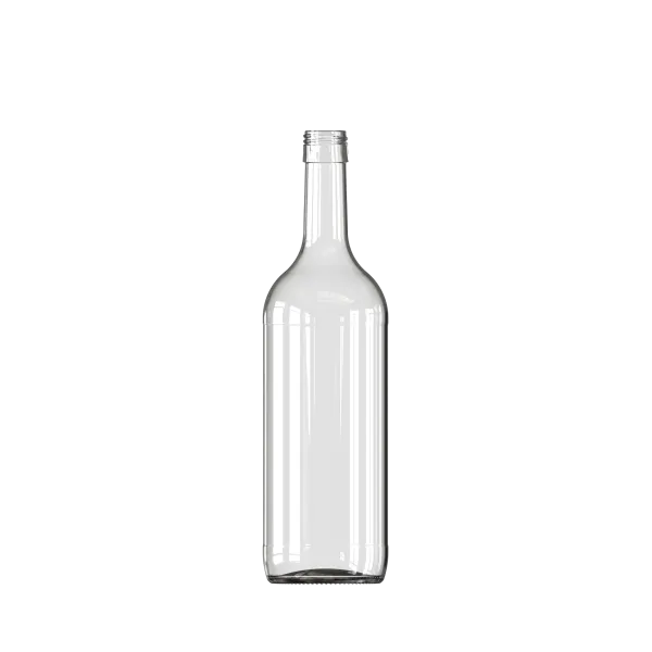1000 ml Bordo Şarap Şişesi