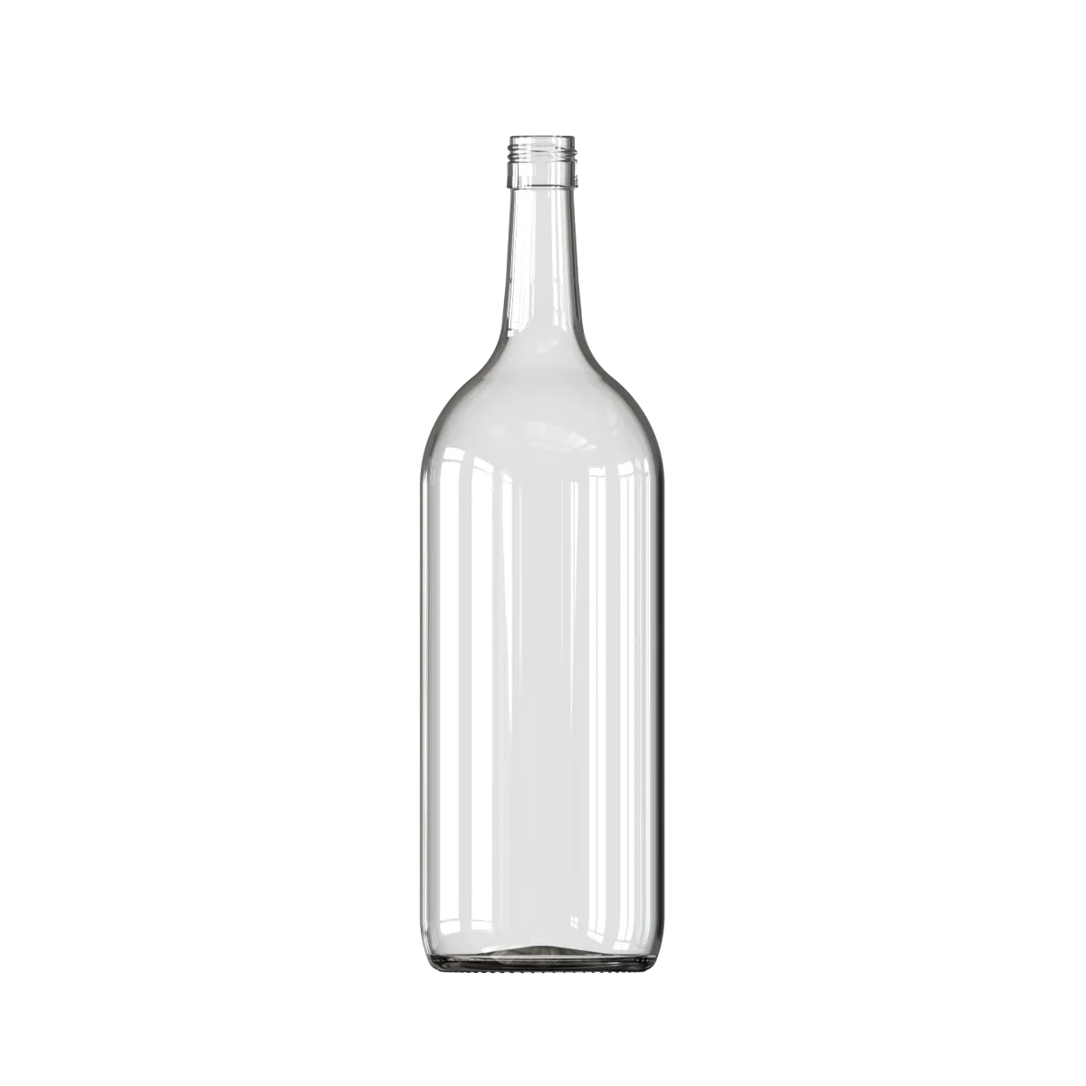 1500 ml Bordo Şarap Şişesi