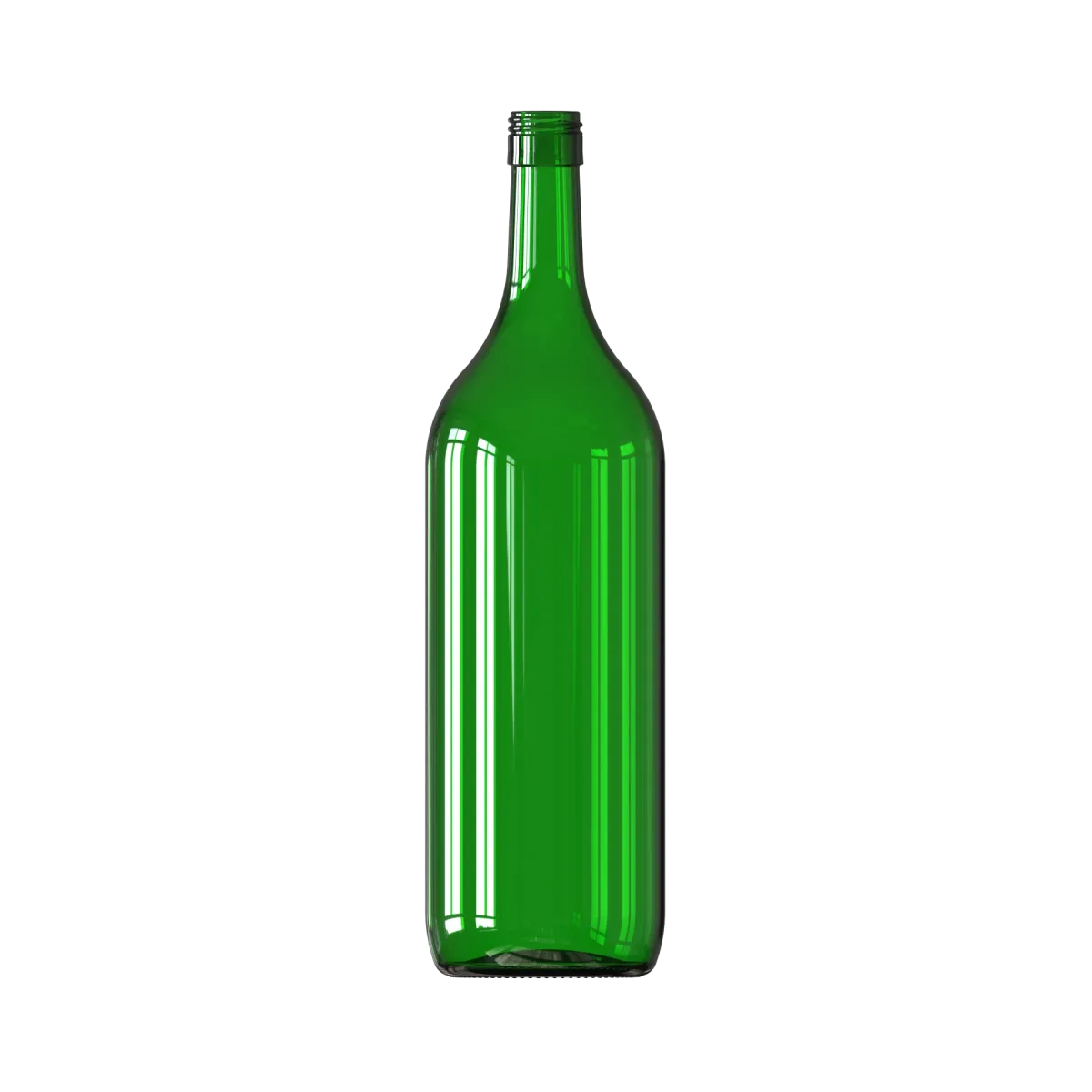 1500 ml Bordo Şarap Şişesi