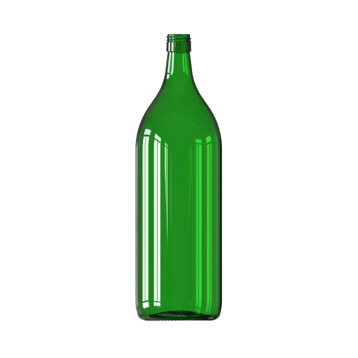 2000 ml Bordo Şarap Şişesi