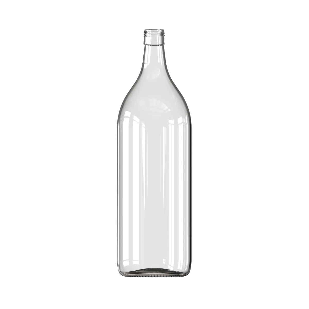 2000 ml Bordo Şarap Şişesi