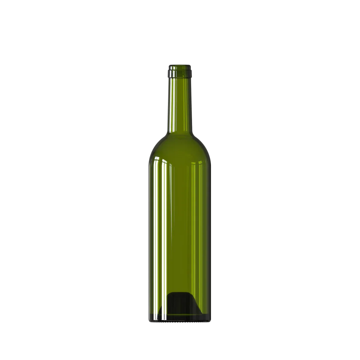 750 ml Bordo Şarap Şişesi