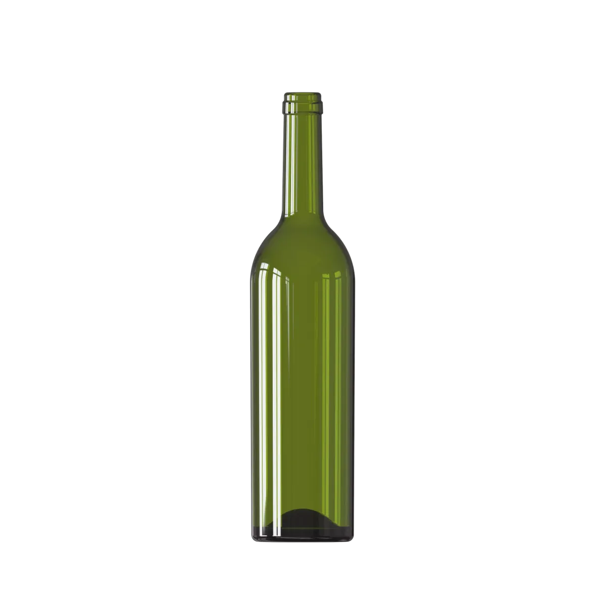 750 ml Bordo Şarap Şişesi