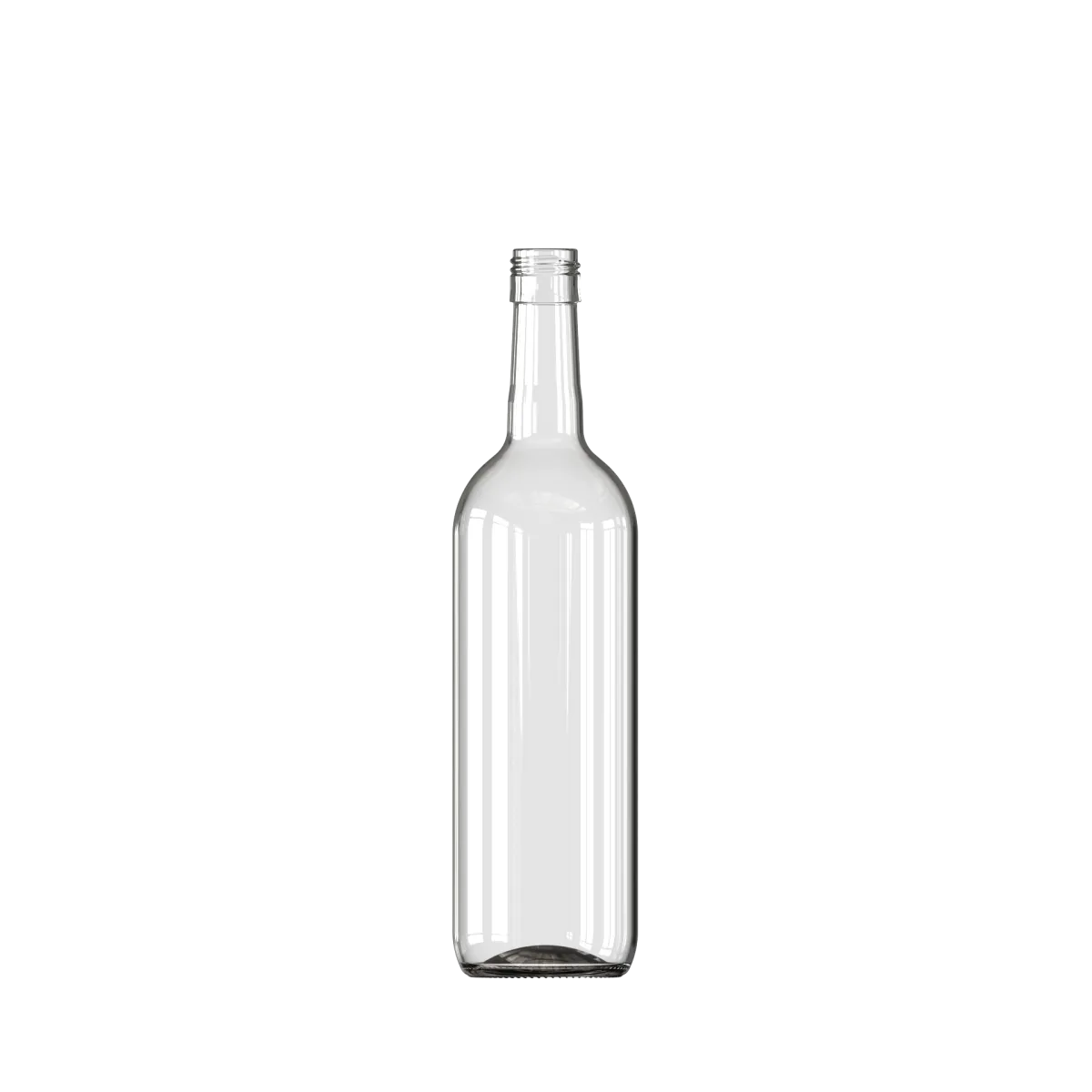 750 ml Bordo Şarap Şişesi