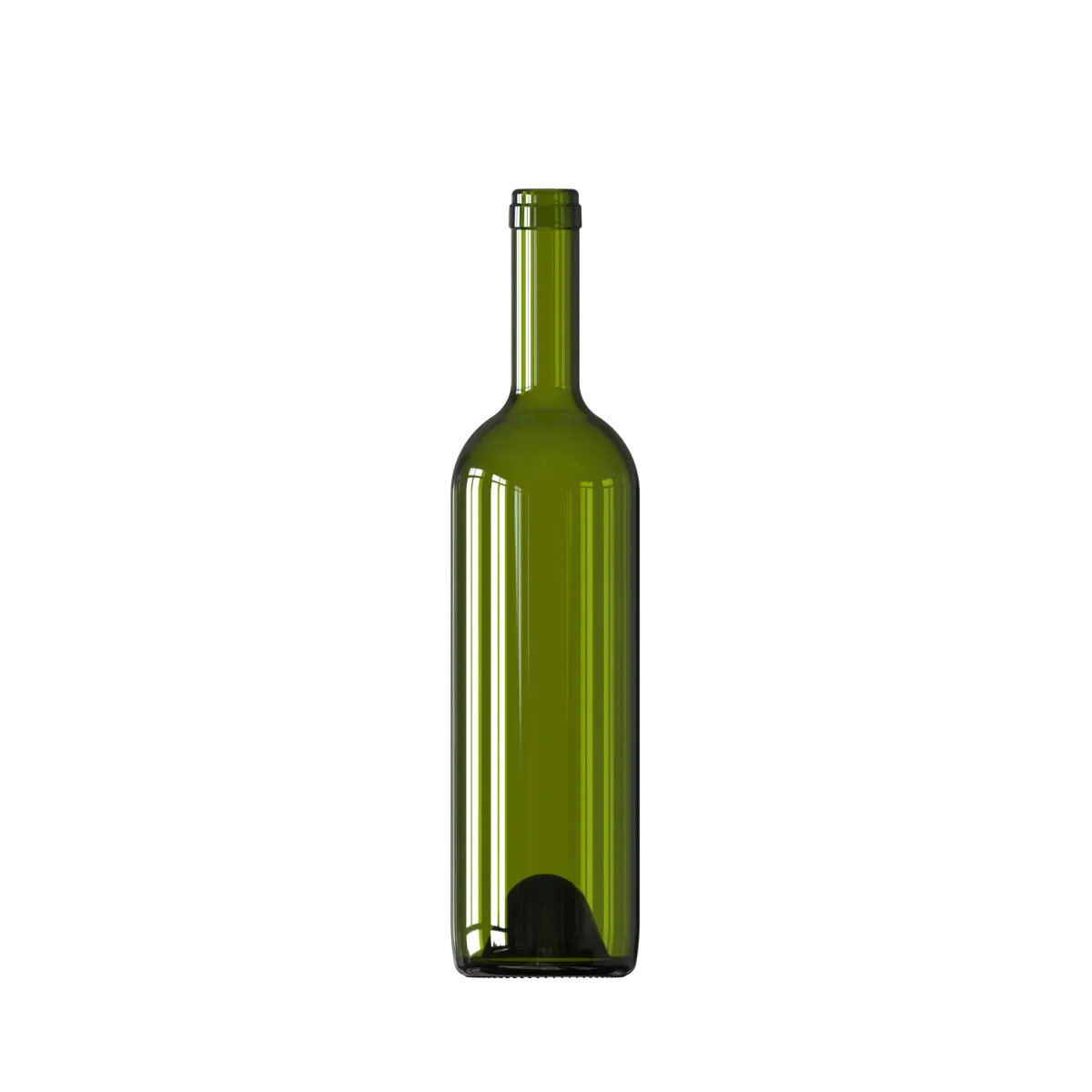 750 ml Bordo Şarap Şişesi