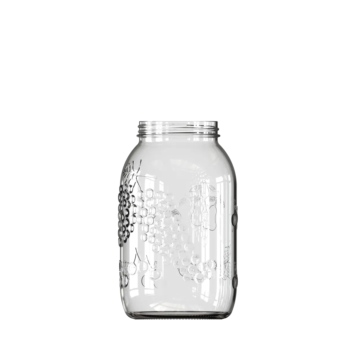 3000 ml Gravürlü Kavanoz