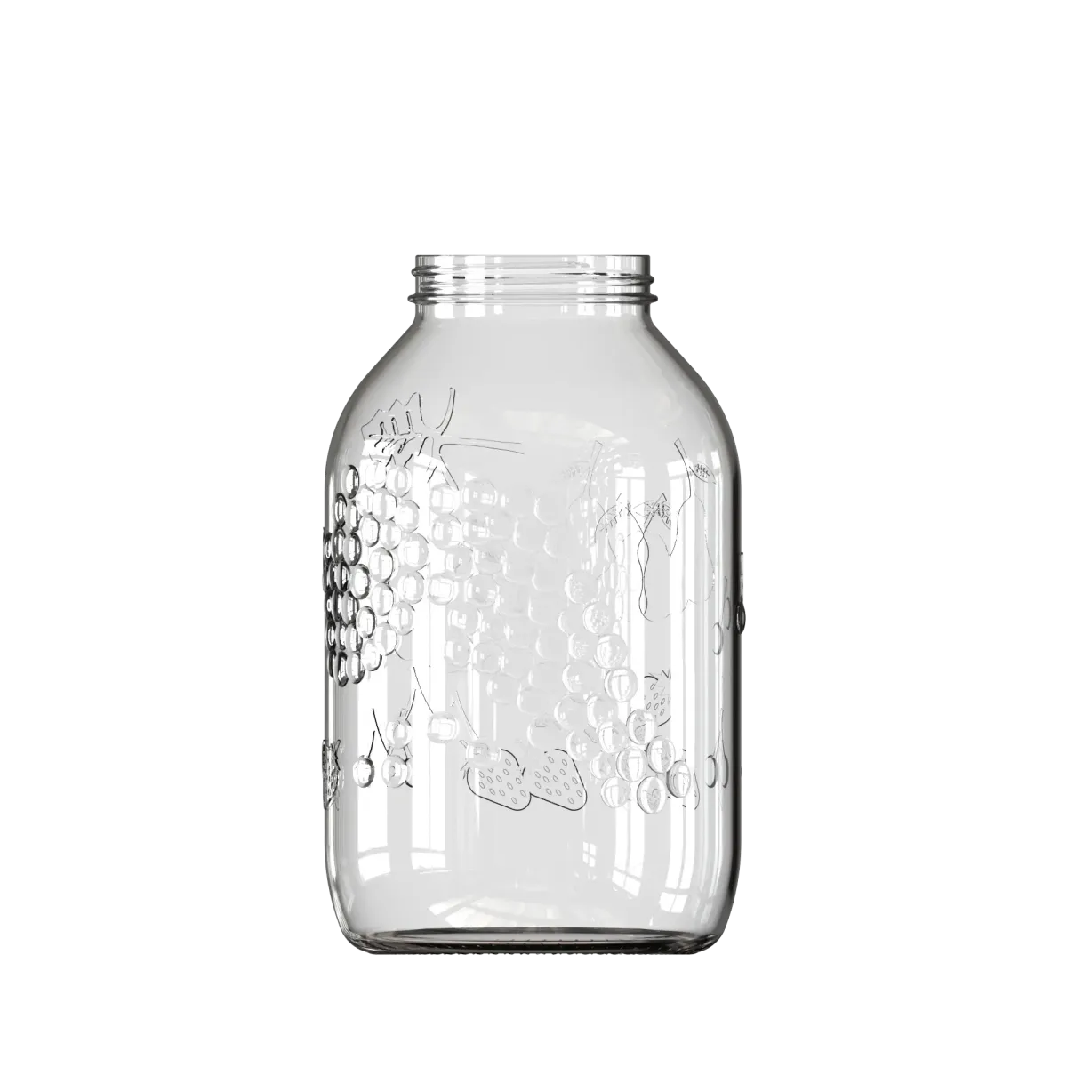 5000 ml Gravürlü Kavanoz