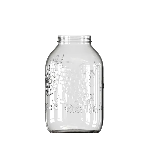 5000 ml Gravürlü Kavanoz